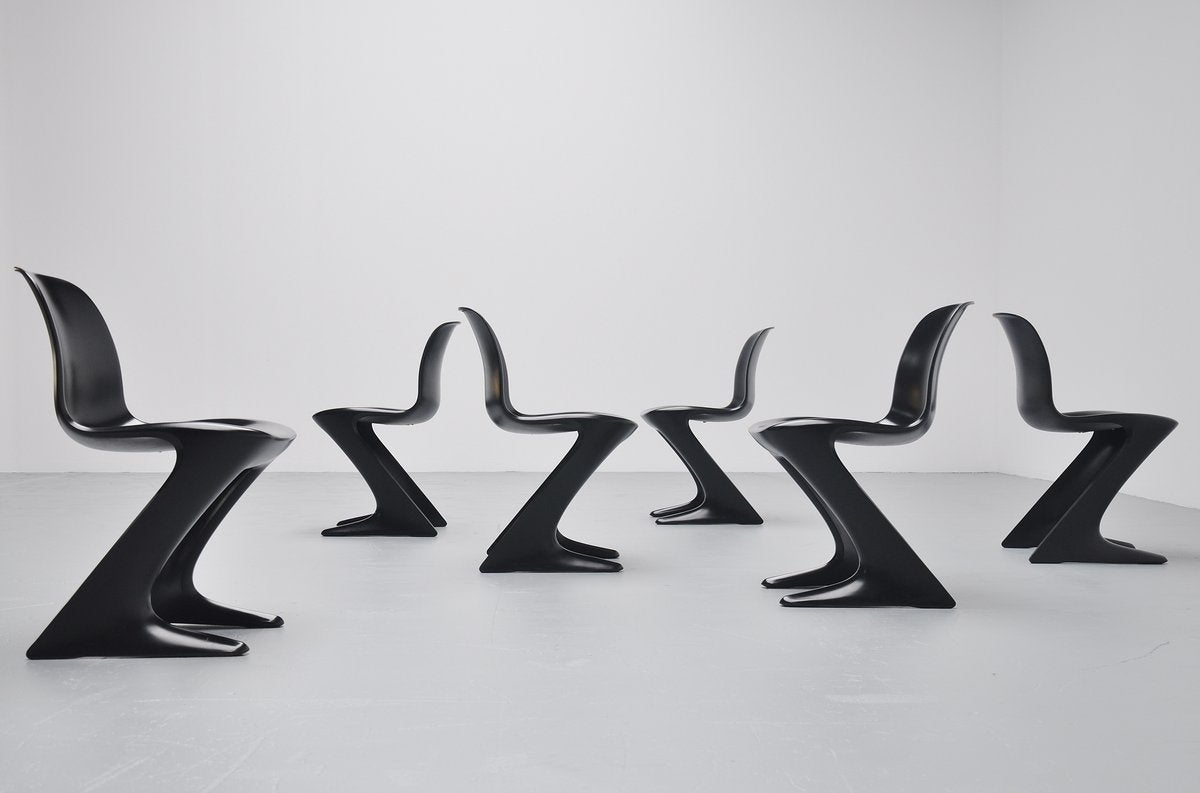 Ernst Moeckl Kangaroo Chairs for Horn, Germany 1968 3