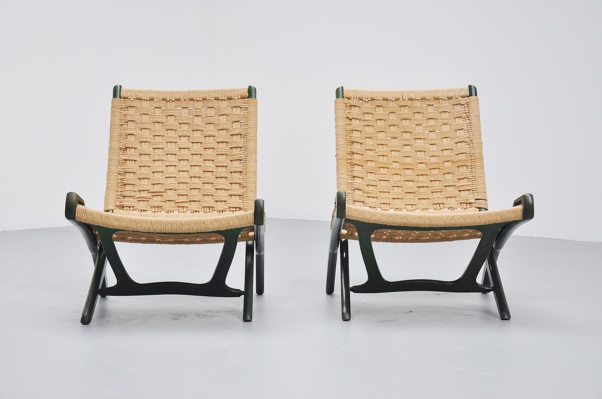 Mid-Century Modern Ebert Wels Folding Chairs, UK, 1960