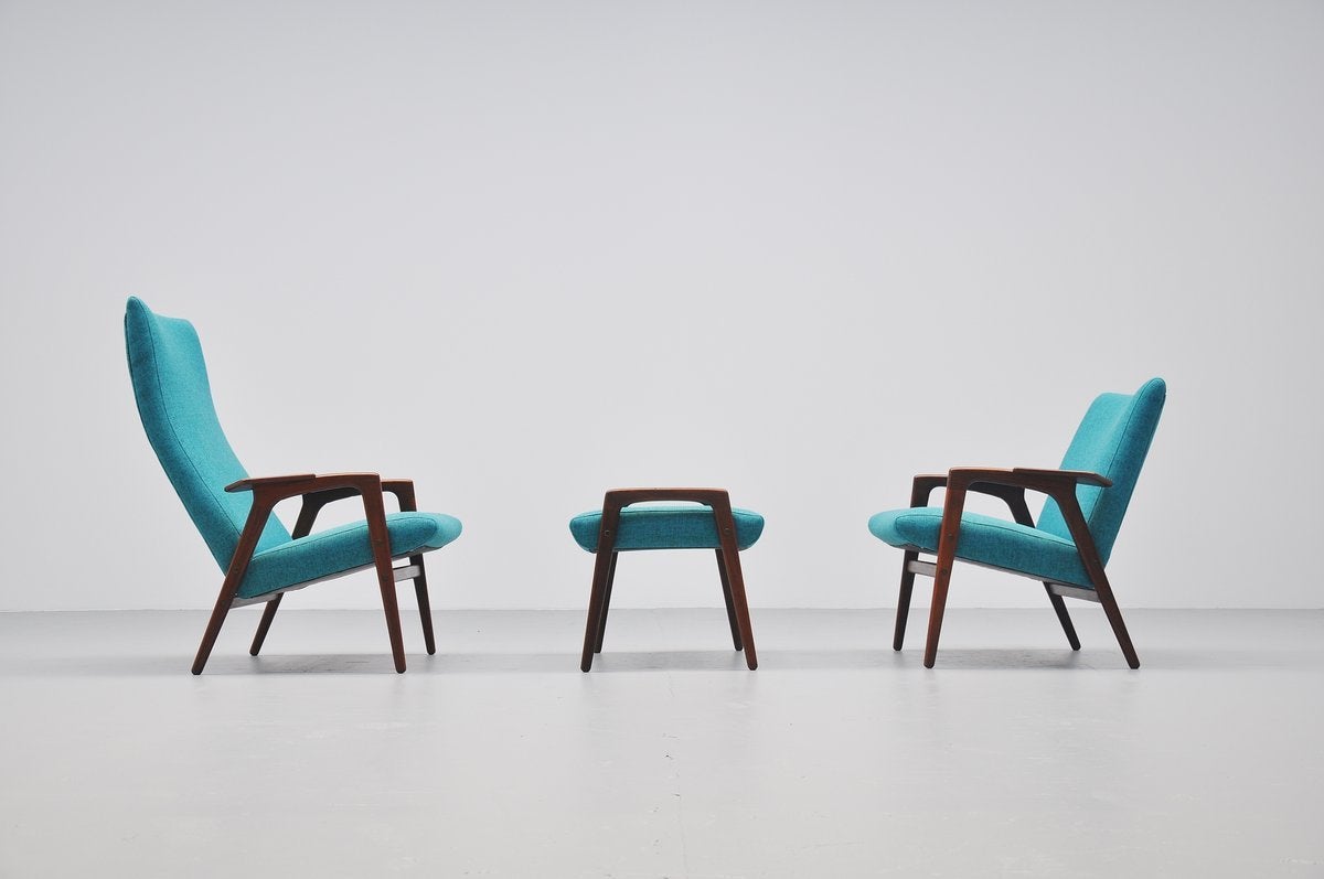 Yngve Ekström Ruster Seating Set for Pastoe, 1960 In Excellent Condition In Roosendaal, Noord Brabant
