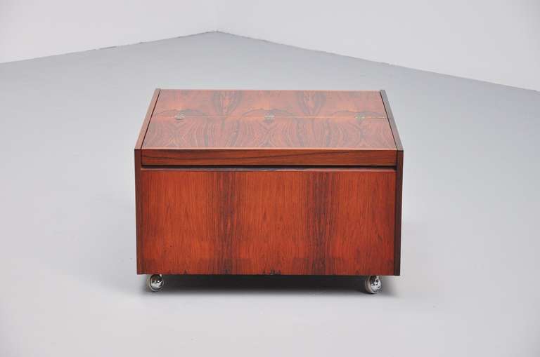 Danish Rosewood Bar Cabinet Dyrlund 1960