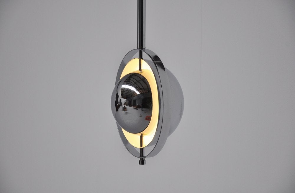 Raak Saturnus Lamp in Chrome with Adjustable Shades 2