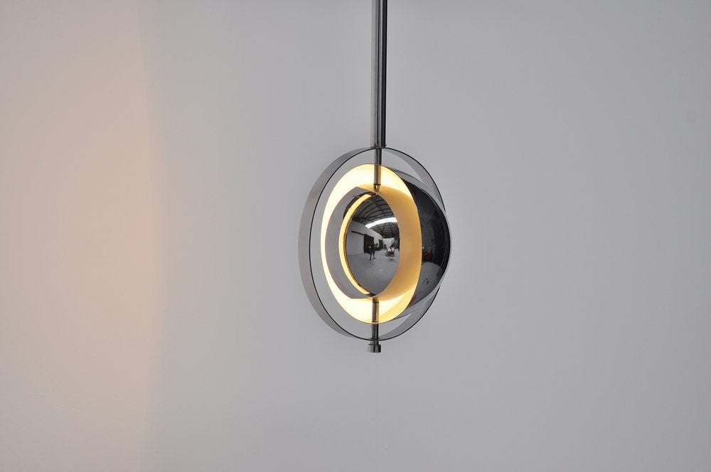 Raak Saturnus Lamp in Chrome with Adjustable Shades 3