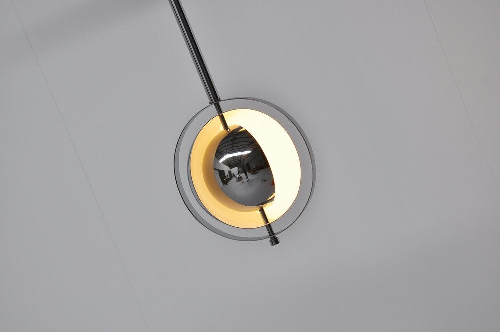 Raak Saturnus Lamp in Chrome with Adjustable Shades 4