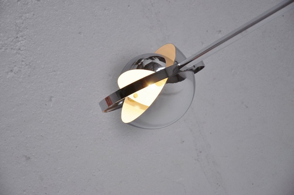 Raak Saturnus Lamp in Chrome with Adjustable Shades 5