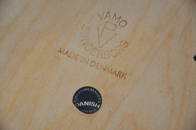 Arne Vodder Vamo Sonderborg high back dining chairs rosewood 1960 4