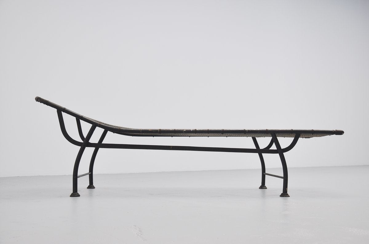 Mid-20th Century Industrial Daybed in the Manner of Jean Prouve, 1930