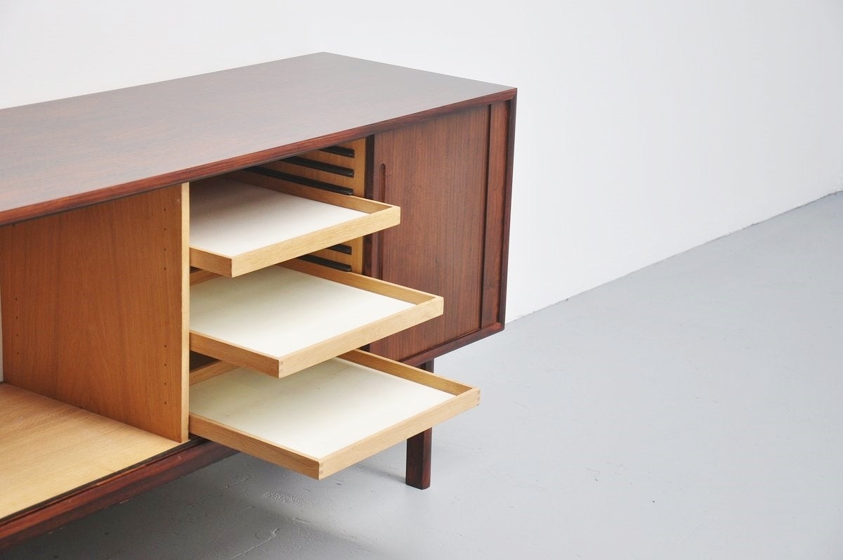 Scandinavian Modern Georg Petersens Credenza in Rosewood, Denmark 1960