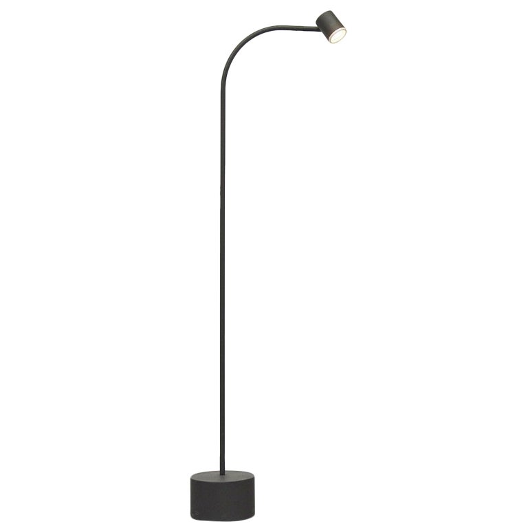 Ettore Sottsass Halo Floor Lamp In Dark Grey Phillips 1988 At Ettore Sottsass Halo Floor Lamp In Dark Grey Phillips 1988 For