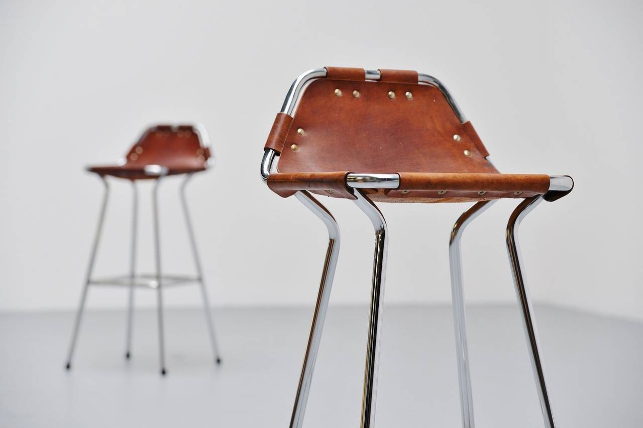 Charlotte Perriand attributed stools for Les Arcs France 1960 2