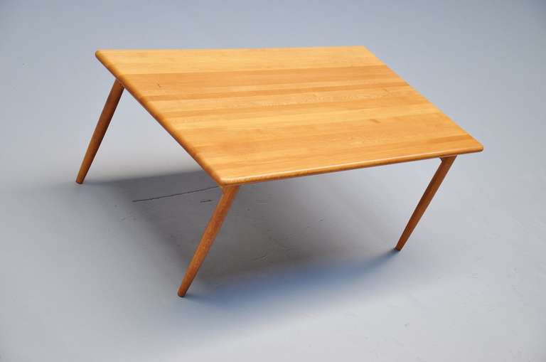 Scandinavian Modern Niels Moller Oak Dining Table Denmark 1970