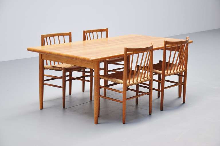 Late 20th Century Niels Moller Oak Dining Table Denmark 1970