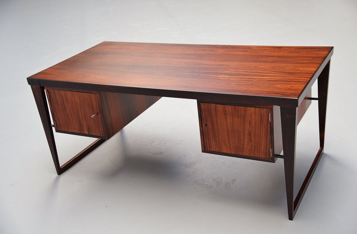 Kai Kristiansen Desk in Rosewood, Denmark, 1960 2