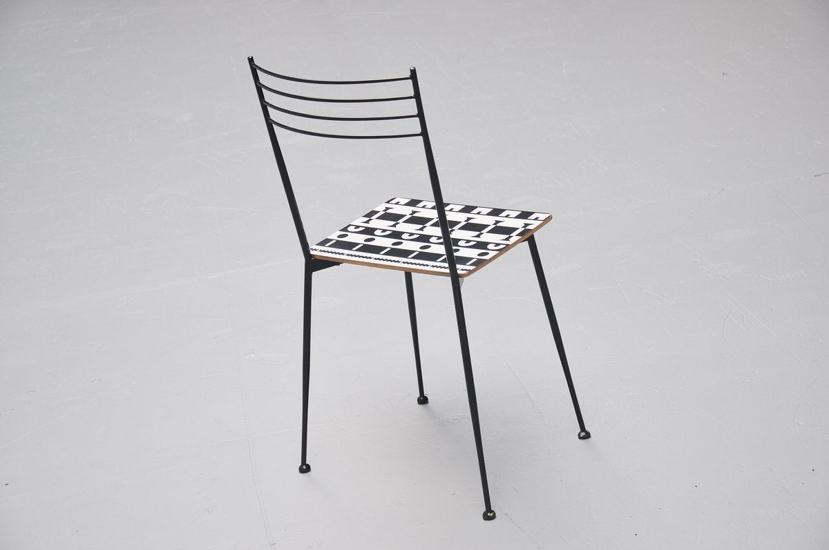 Laminated Alessandro Mendini Prototype Ollo Chair for Alchimia, 1988