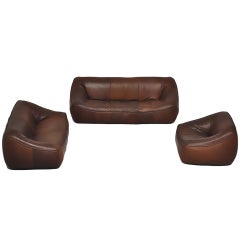 Montis Ringo Sofa Set Super Quality Neck Leather 1, 2 and 3 Seats