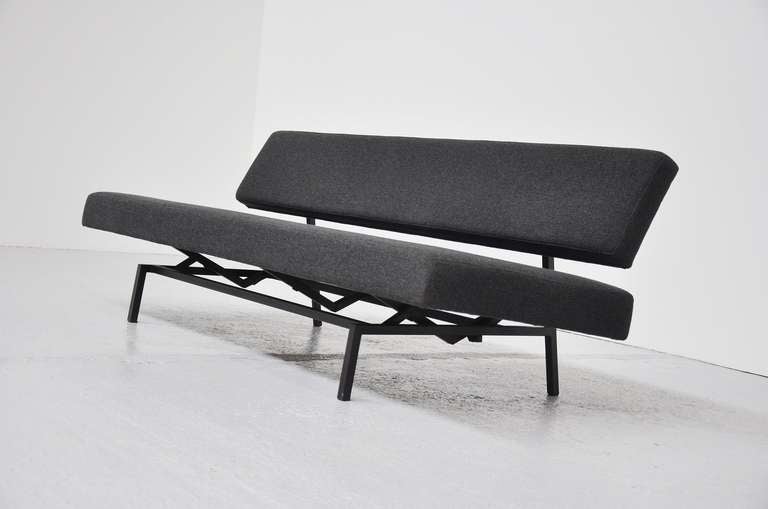 Martin Visser BR03 sleeping sofa 't Spectrum 1960 In Excellent Condition In Roosendaal, Noord Brabant