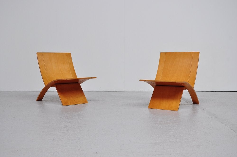 Jens Nielsen laminex plywood lounge chairs Westnofa 2