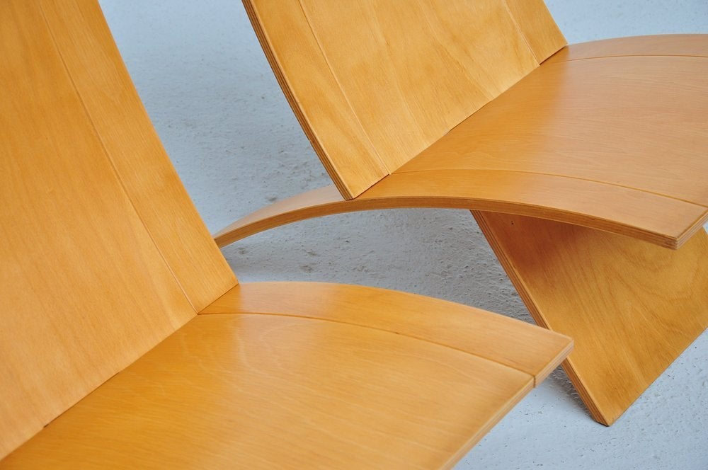 Jens Nielsen laminex plywood lounge chairs Westnofa 4