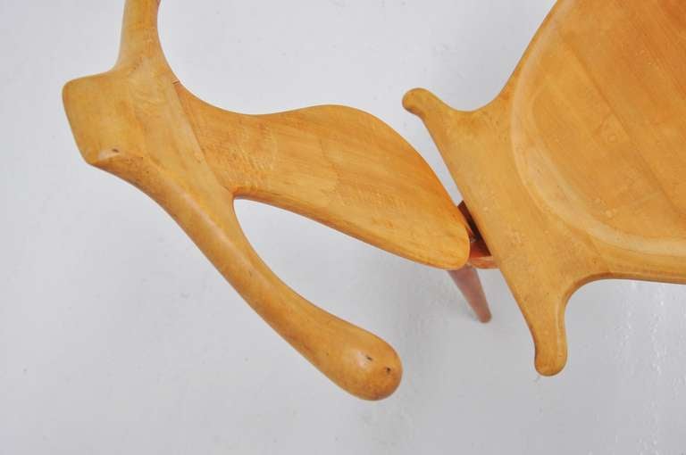 Chaise de valet à la manière de Hans Wegner 1950 3