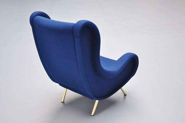 Marco Zanuso Senior Lounge Chair, Arflex, 1951 In Excellent Condition In Roosendaal, Noord Brabant
