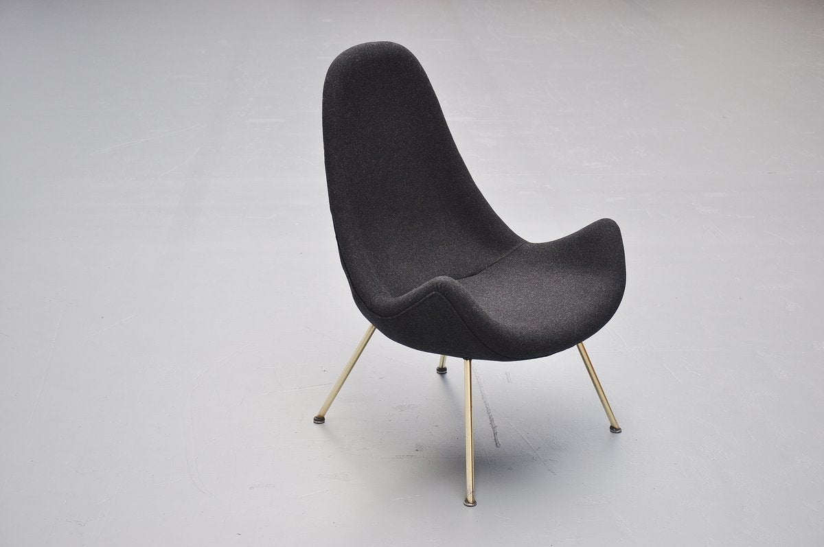 Mid-Century Modern Fritz Neth fauteuil de salon organique, Allemagne, 1950 en vente