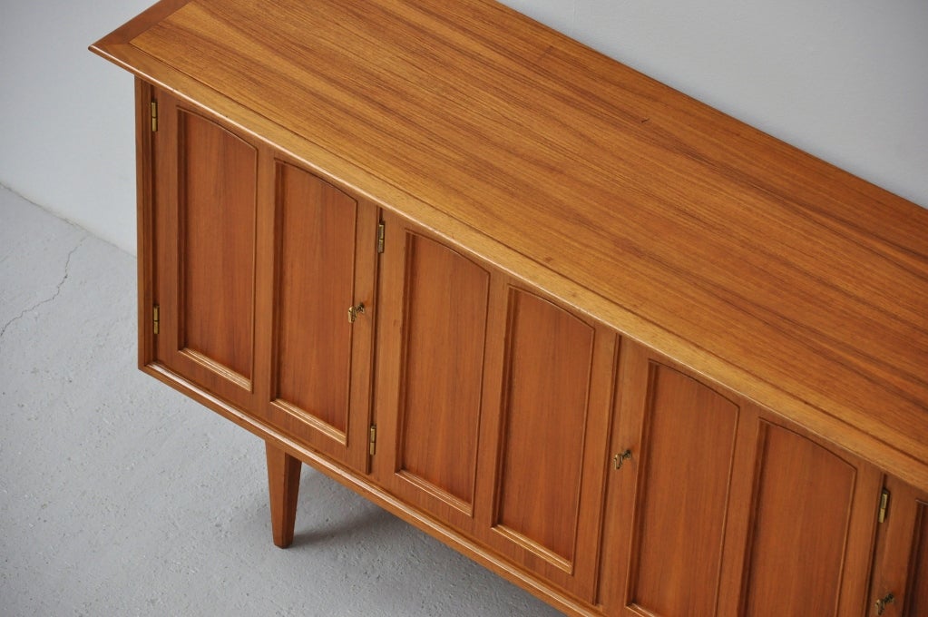 Small Beech Graphic Credenza Sweden In Good Condition In Roosendaal, Noord Brabant