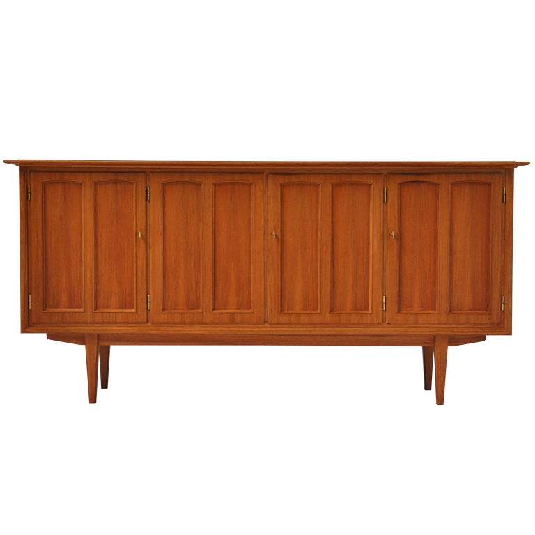 Small Beech Graphic Credenza Sweden