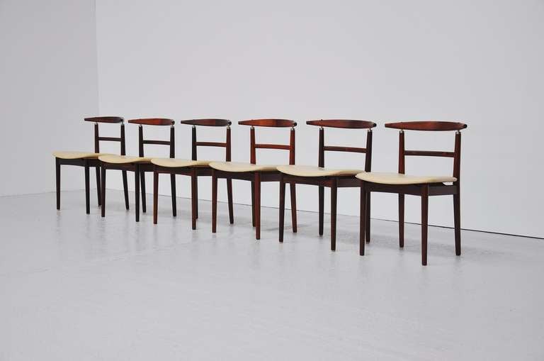 Helge Sibast and Arne Vodder Dining Chairs Sibast 1962