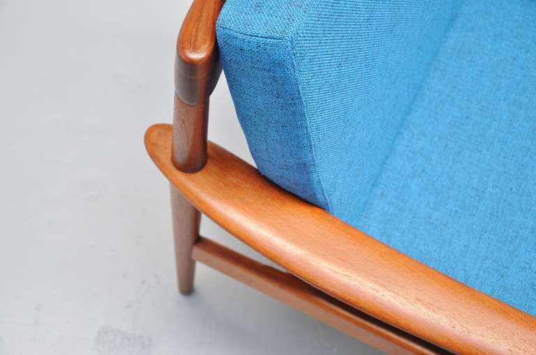 Grete Jalk Easy Chairs, Model #56, Poul Jeppesen, 1961 In Excellent Condition In Roosendaal, Noord Brabant