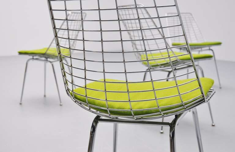 Artimeta Wire Frame Dining Chairs, Holland, 1970 3