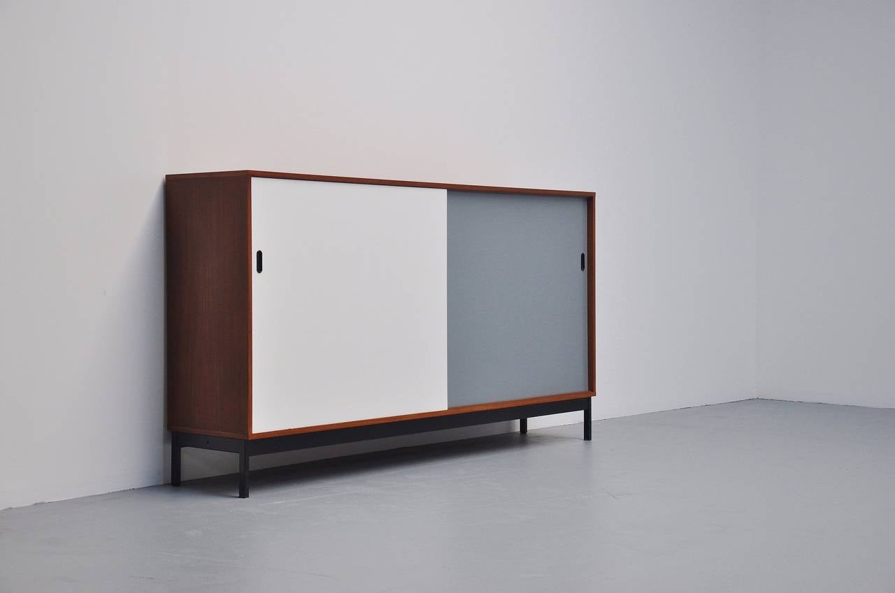 Mid-Century Modern Modernist School Credenza Knoll Style, 1950