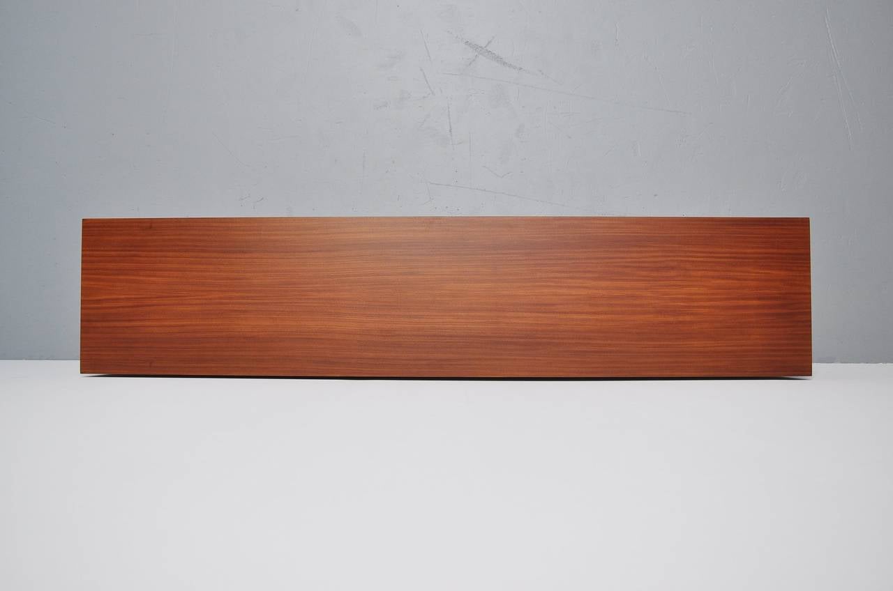 Lacquered Modernist School Credenza Knoll Style, 1950