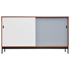 Modernist School Credenza Knoll Style, 1950