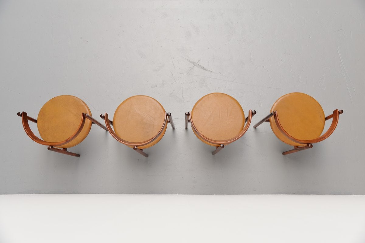 Mid-20th Century Hugo Frandsen Dining Chairs for Børge M Søndergaard, Denmark, 1964