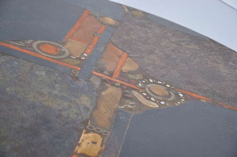 Fantastic one of a kind large and early ceramic art table purchased by previous owner in 1974. 

Paul Kingma was a well known Dutch artist who made most of his tables between 1970 and 1994, he started making tables in the early sixties for