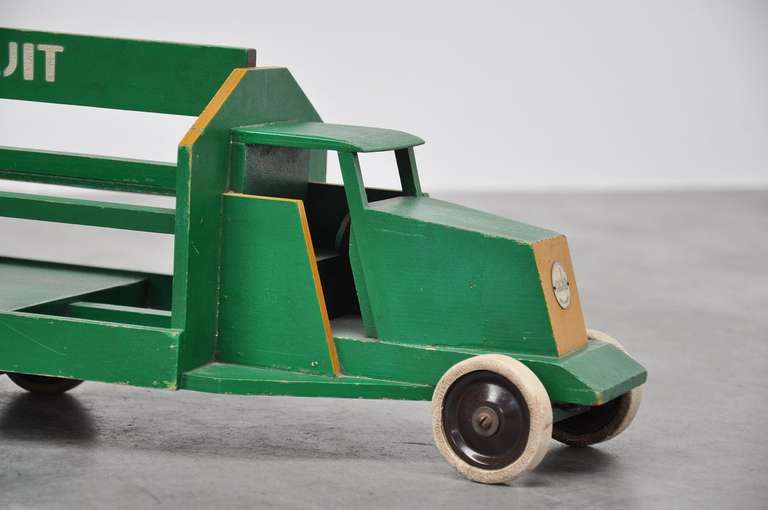 Dutch Ado Ko Verzuu Toy Truck for Groenten Fruit, circa 1939