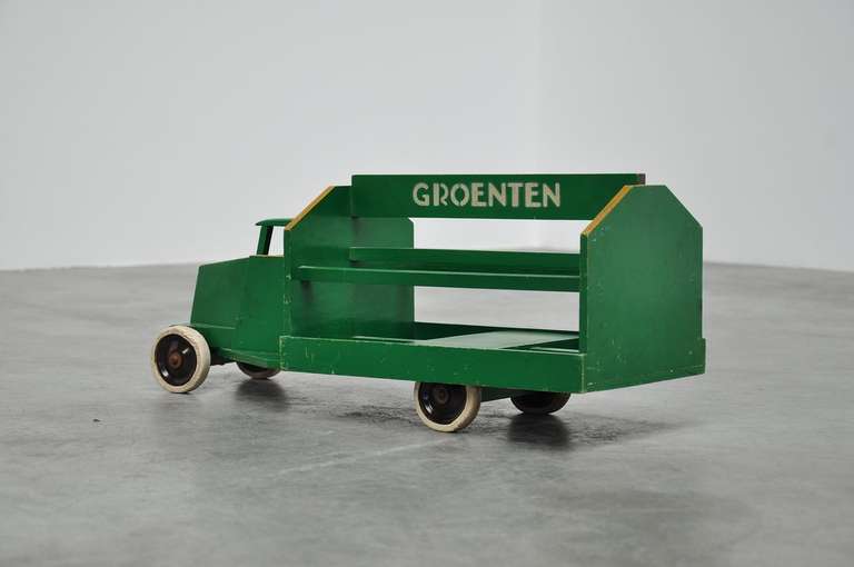 Mid-20th Century Ado Ko Verzuu Toy Truck for Groenten Fruit, circa 1939