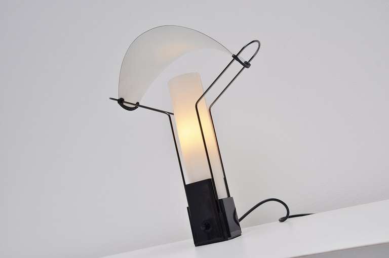 Palio Table Lamp by Perry A. King & Santiago Miranda for Arteluce, 1985 1