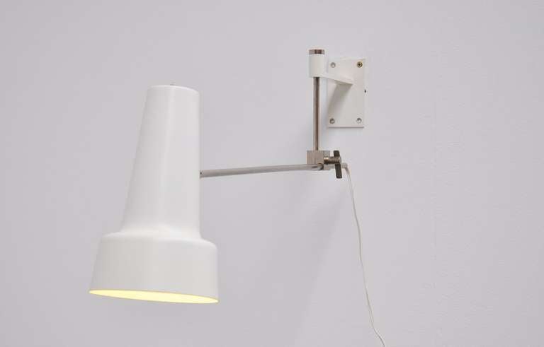 Mid-20th Century Adjustable Wall Lamp by Willem Hagoort, 1950