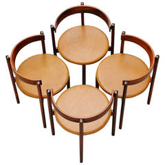 Hugo Frandsen Dining Chairs for Børge M Søndergaard, Denmark, 1964