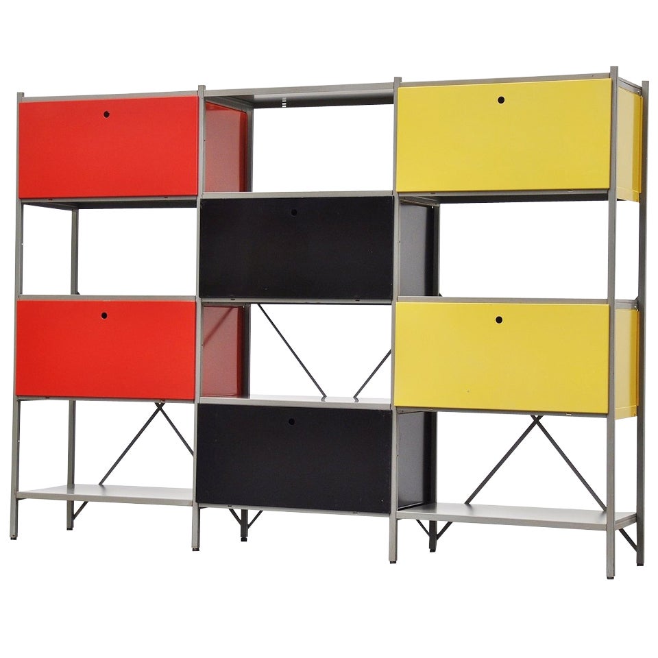 Wim Rietveld 663 Gispen bookcase room divider 1954