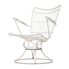 American Garden Swivel Lounge Chair, 1950