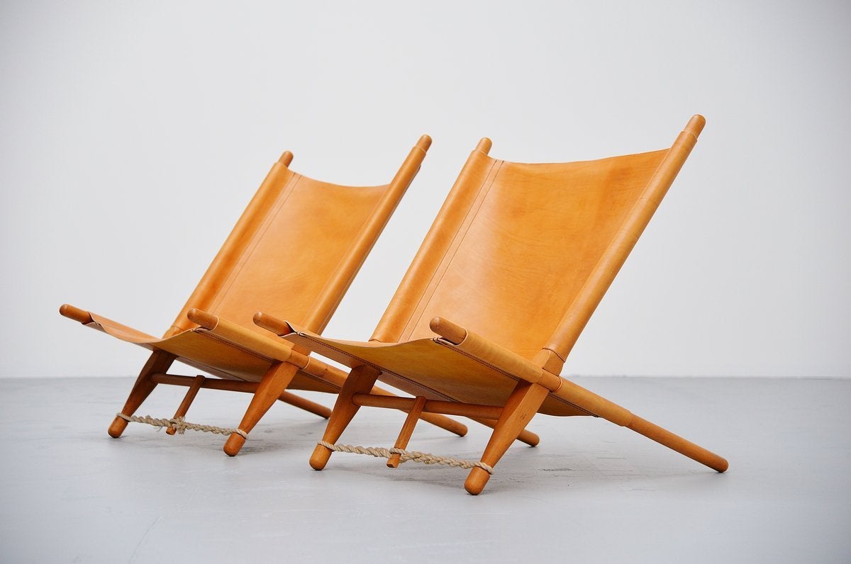 Danish Ole Gjerløv-Knudsen Saw Lounge Chairs Cado, 1958