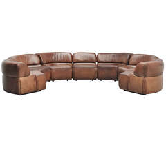 De Sede Cosmos Modular Sofa, Buffalo Leather, 1970