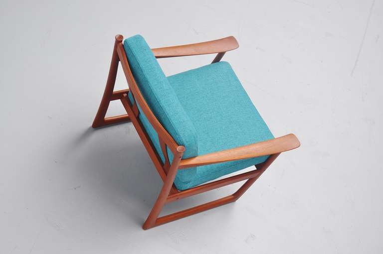 Danish Peter Hvidt and Orla Molgaard Lounge Chair, 1961