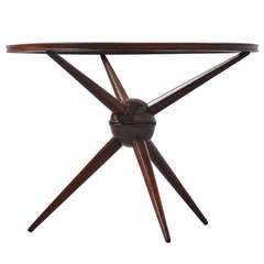 Italian Sputnik Side Table In The Manner Of Gio Ponti 1950