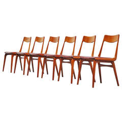 Erik Christensen Dining Chairs by Slagelse, Denmark, 1960 Erik Christensen Dining Chairs by Slagelse, Denmark, 1960
