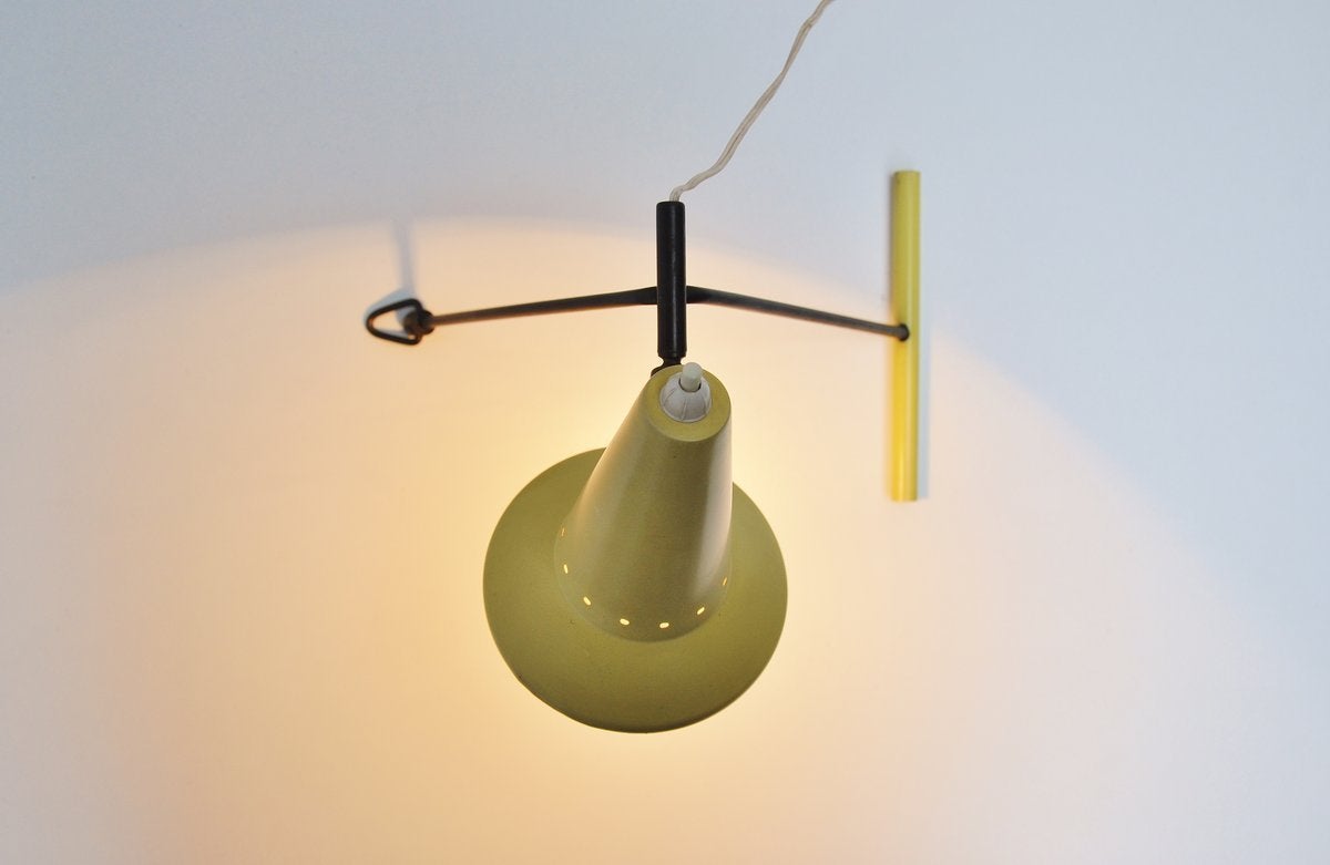 Stilux Table or Wall Lamp, Italy, 1950 In Good Condition In Roosendaal, Noord Brabant