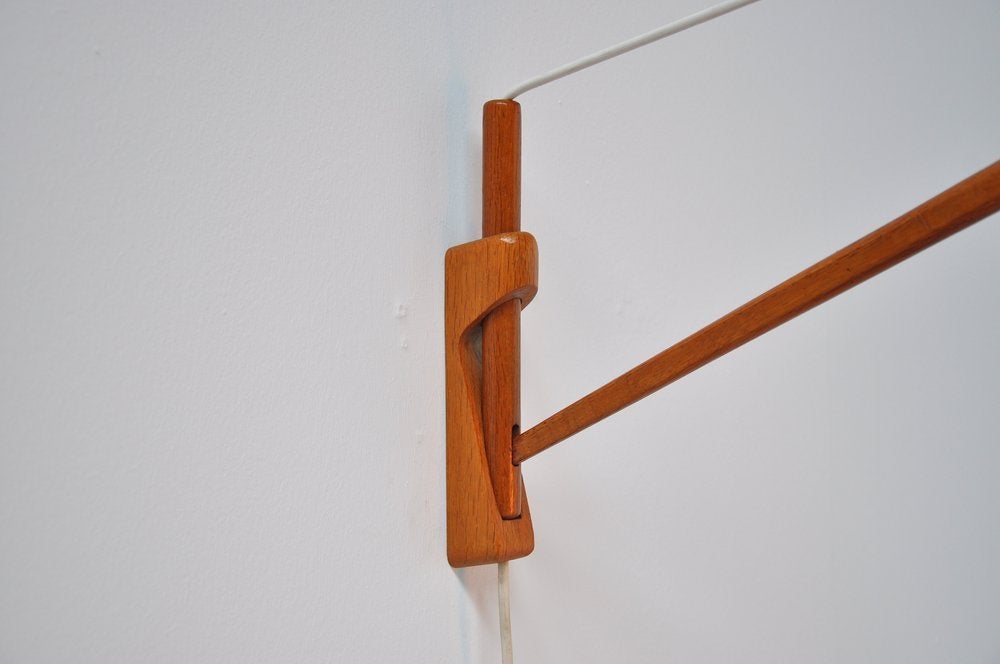 Danish Lisa Johansson Pape arc lamp teak