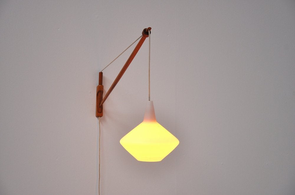 Teak Lisa Johansson Pape arc lamp teak