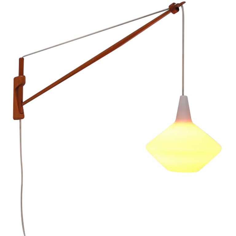 Lisa Johansson Pape arc lamp teak